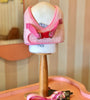 Peitoral Print + Guia - Teddy Rosa