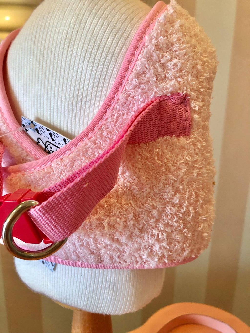 Peitoral Print + Guia - Teddy Rosa
