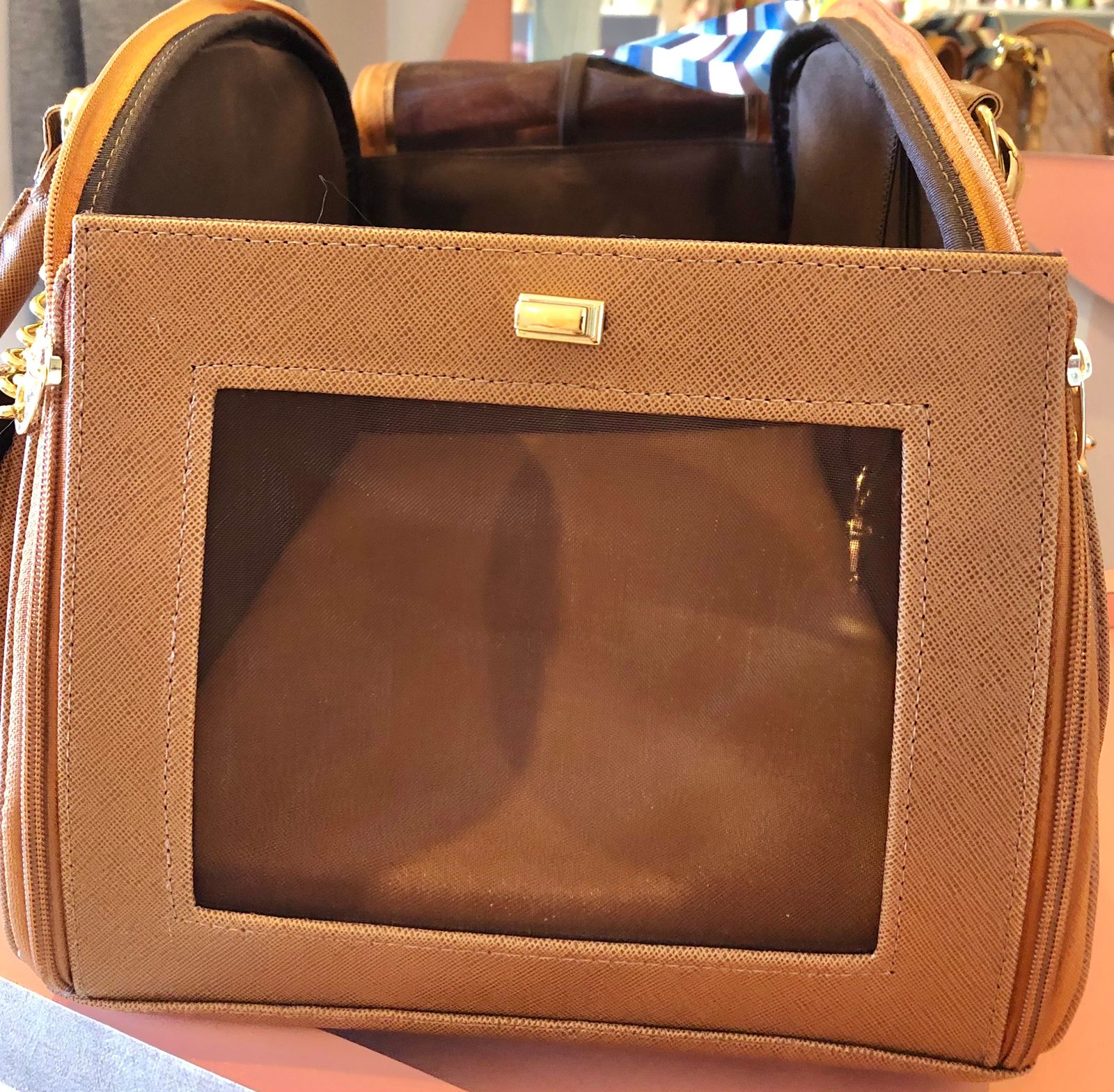 Bolsa Transpote Caramelo