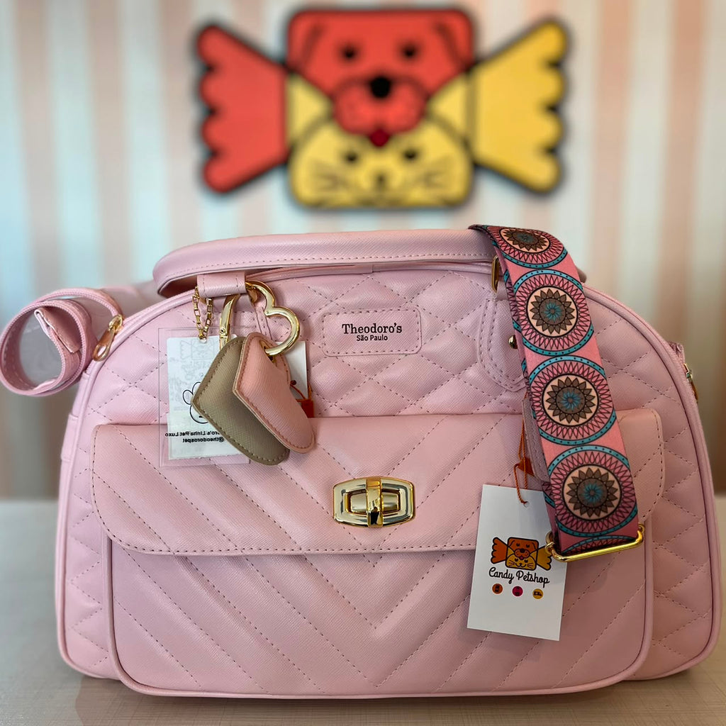 Bolsa Transporte Week Estendida Rosa
