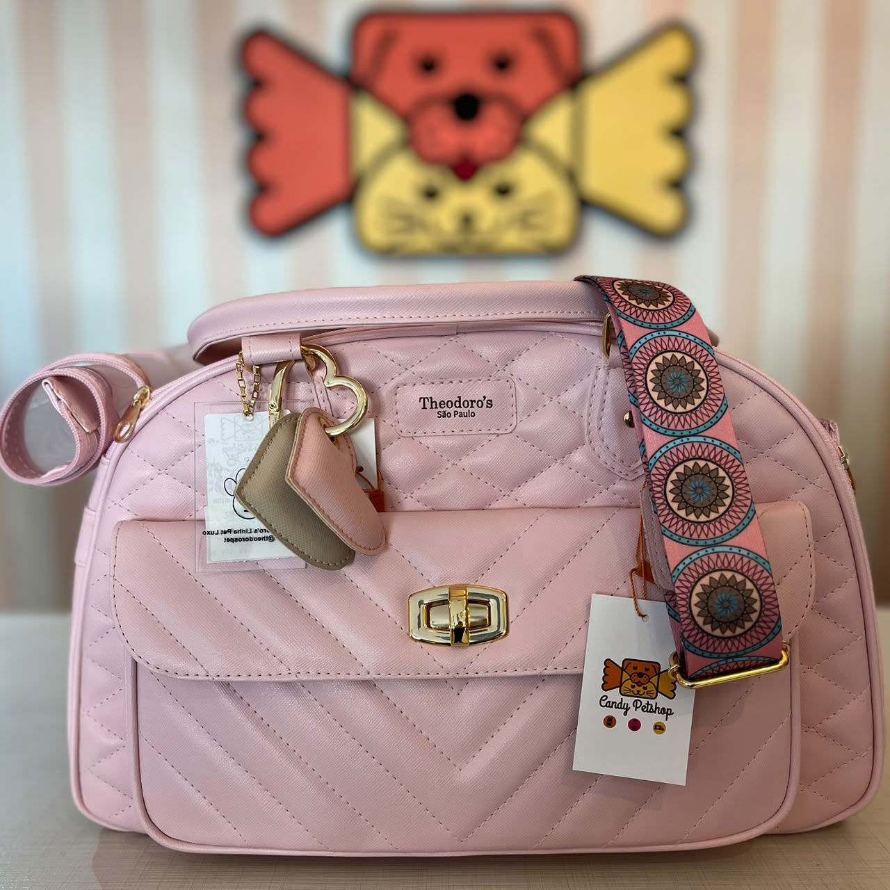 Bolsa Transporte Week Estendida Rosa