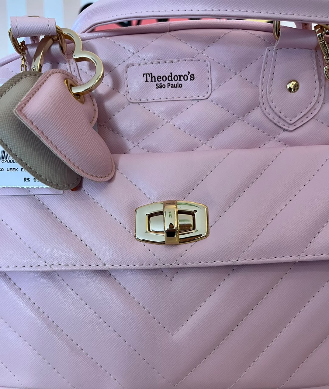 Bolsa Transporte Week Estendida Rosa