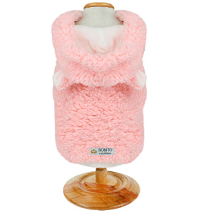 Casaco Pelúcia Urso Rosa